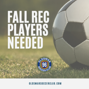 Recreational Soccer Players Needed